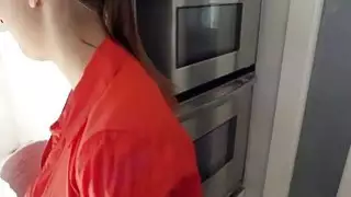 خبطت الثدي الطبيعية الكبيرة الهواة