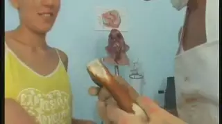 ضربة سريعة في المستشفى مع الفتاة الشقراء بصورة عاهرة جيسيكا