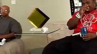 خشب الأبنوس وقحة Stacey كذاب كذاب على الديك مثل راعية البقر