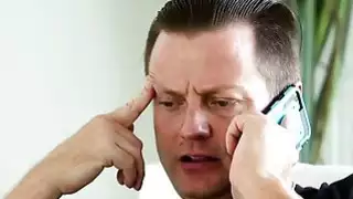 شقراء الاباحية يعطي رئيس وركوب الخيل الديك ضخمة
