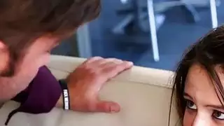 شقي سمراء إلكترا روز يحصل على العلاج ديك كبيرة