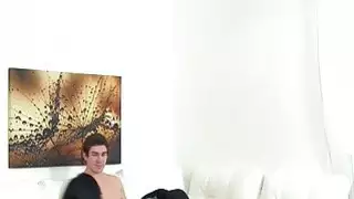 الانفجارات مثير الإناث وكيل حتى creampie