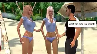 اللعنة على شاطئ البحر الثلاثي
