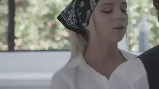 يحصل مفلس سوبر مفلس شقراء الجسم من ما يقرب من وراء كبير مقرن ديك