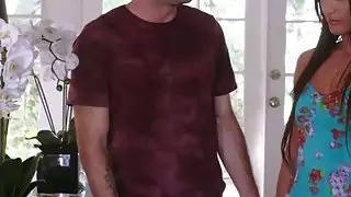 جميل و أقرن Davina يحصل على لها كس jizzed كامل