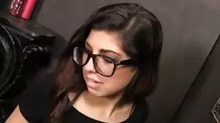 رائع سمراء حبيبتي يحب مص كوك في ال مجد ثقب