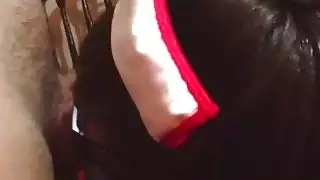 غريب قضيب جائع خشب الأبنوس ممرضة مارس الجنس doggystyle