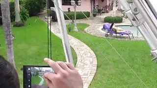 كيمبر وودز الحصول على اللعنة doggystyle الشرج من قبل جارها