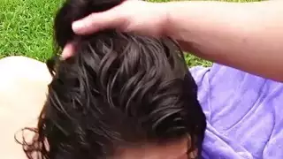 كيمبر وودز يذهب على قمة الديك الدهون جيرانها