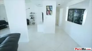 Stepmom معصوب العينين و rdy لل اللسان