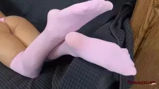أليس كيلي تجعل عمها قرنية عندما تبقى في اللباس الداخلي في المنزل ، صنم القدم و CREAMPIE