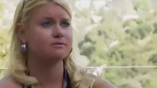 الأزواج الهواة الشريط واللعنة في رباعي مقلاعهم الأول