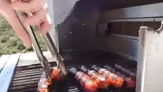 حفر فرنك غيني بعد مشمس bbq