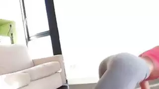 صديقة لاتينا جميلة ابولونيا وظيفة دش الشرج على كام
