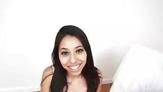 جذاب و صغير في سن المراهقة خشب الأبنوس Jasmine Summers تتمتع ل طويل كوك