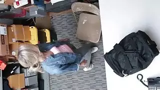 سخيف أن shoplifters ضيق كس doggystyle
