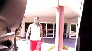 كبير بوم اتينا kelsi monroe يأخذ كوك في سيارة