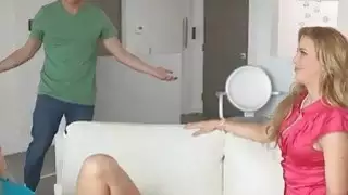 Zoeys شاب كس ممضوغ عليها خطوة أمي