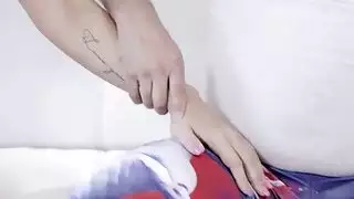 شقراء في سن المراهقة بيلي بروك الحصول على استغل من قبل stepmums فرنك بلجيكي