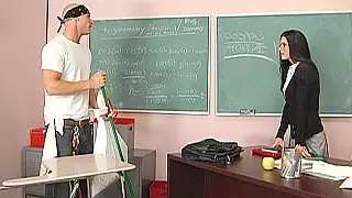 معلمي يعطي الرأس