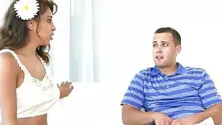 كبير الثدي جبهة تحرير مورو الإسلامية عمل الثلاثي مذهلة مع زوجين في سن المراهقة