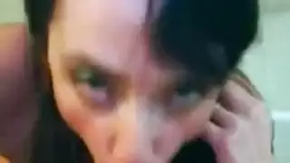 هواة جبهة مورو مع كبير الثدي اللسان
