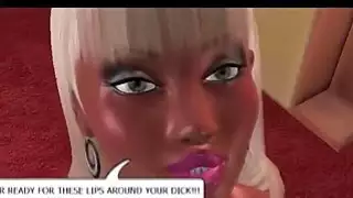 Big tit blonde يحاول ديك أسود