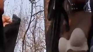 الرقيق الأفريقي مثير للتعذيب وخبطت في الهواء الطلق