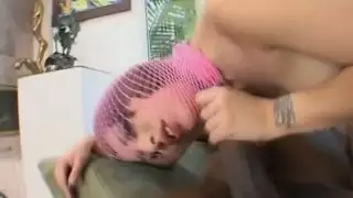 جنون nympho فيرونيكا جيت يعطي اللسان شجاع إلى أسود shlong