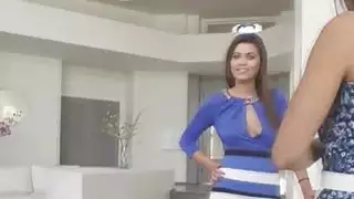 اشتعلت الغش تقريبا مع خادمة الاسبانية
