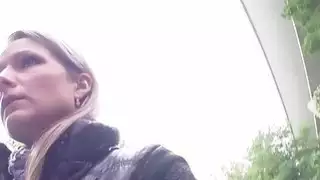 شقراء التشيكية الهواة خبطت في الهواء الطلق بوف