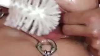 جلسة عبودية غريبة مع الرقيق جانين