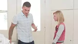 الديك ضخمة شديدة امتصها صغيرتي بروك بروك
