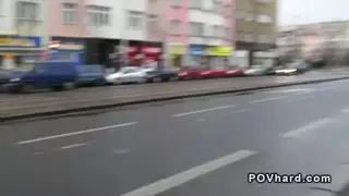 الهواة بوف سخيف في الهواء الطلق في الأماكن العامة