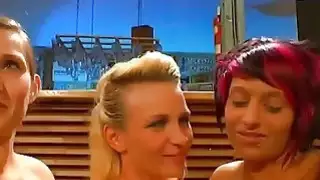 الفاسقات الأوروبية ندف بعضها البعض قبل وجود حزب bukkake