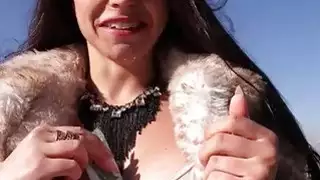ضخمة الثدي السياحي مارتا lacroft الملاعين في الحمام