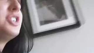 مثالي مرح امرأة سمراء في سن المراهقة مارس الجنس شاق