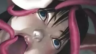 3D فتاة دمرتها اللامسة الغريبة!