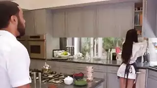 ديك أسود كبير الملاعين صغيرتي الآسيوية ميلا الثابت