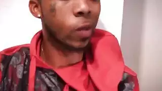 يحصل عشيق السوداء في ضرب ضجيجا الشرطة