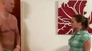 الرجل قطعة كبيرة الملاعين مذهلة كبيرة مكدسة الحاضنة الناضجة