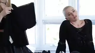امرأة سمراء خطوة ابنة اولي يحصل خبطت جانبية