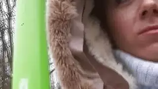 الهواة بوف جماع الدبر في الغابة