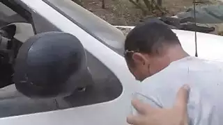 استغرق لاتينا ديك كبيرة في فمها وحصلت على الوجه كبيرة