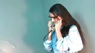 مفعم بالحيوية blondeie اجتياز الامتحان أمراض النساء