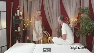 سيدة تشيكية creampied بعد التدليك