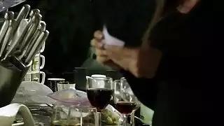 شقراء مثير اليكسا غريس يحصل على قصف من الخلف