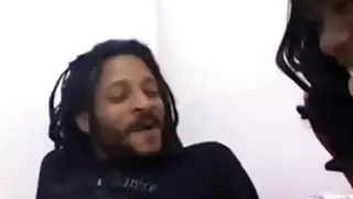 قرنية الحوامل صديقة سوداء حشو شعر كس