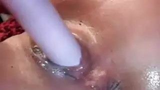 عن قرب نازف جدا رطب كس عصير هزاز النشوة - OMBFUN