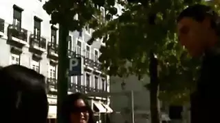 2 العاهرات البرازيلي ارتكب حماقة كبيرة وجبل رجل محظوظ